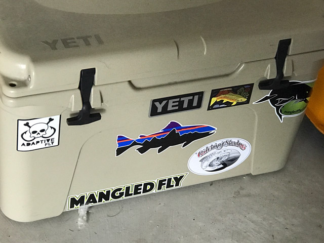 mangled fly stickers