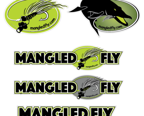 Mangled Fly Stickers