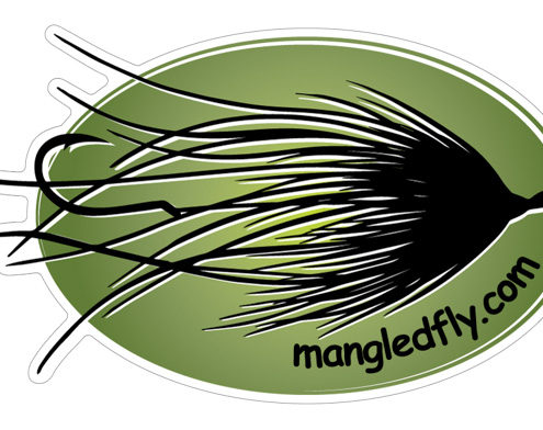 Mangled Fly Sticker