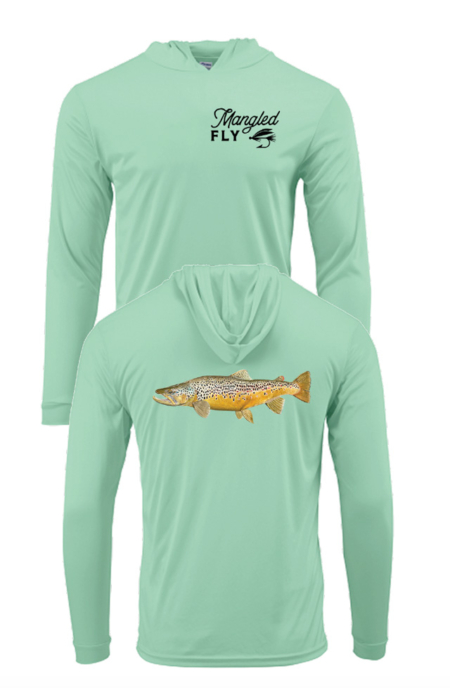 Manistee River Brown Trout Sun Shirt