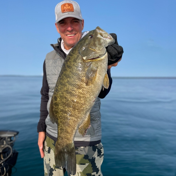 Grand Traverse Bay Smallmouth Bass Fishing