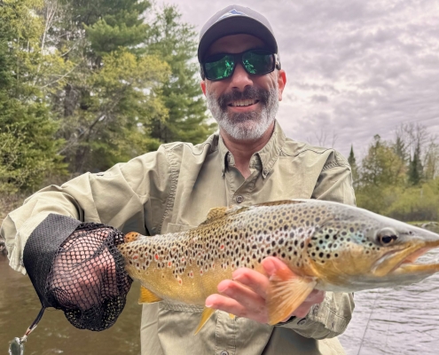 Upper Manistee River trout fishing report