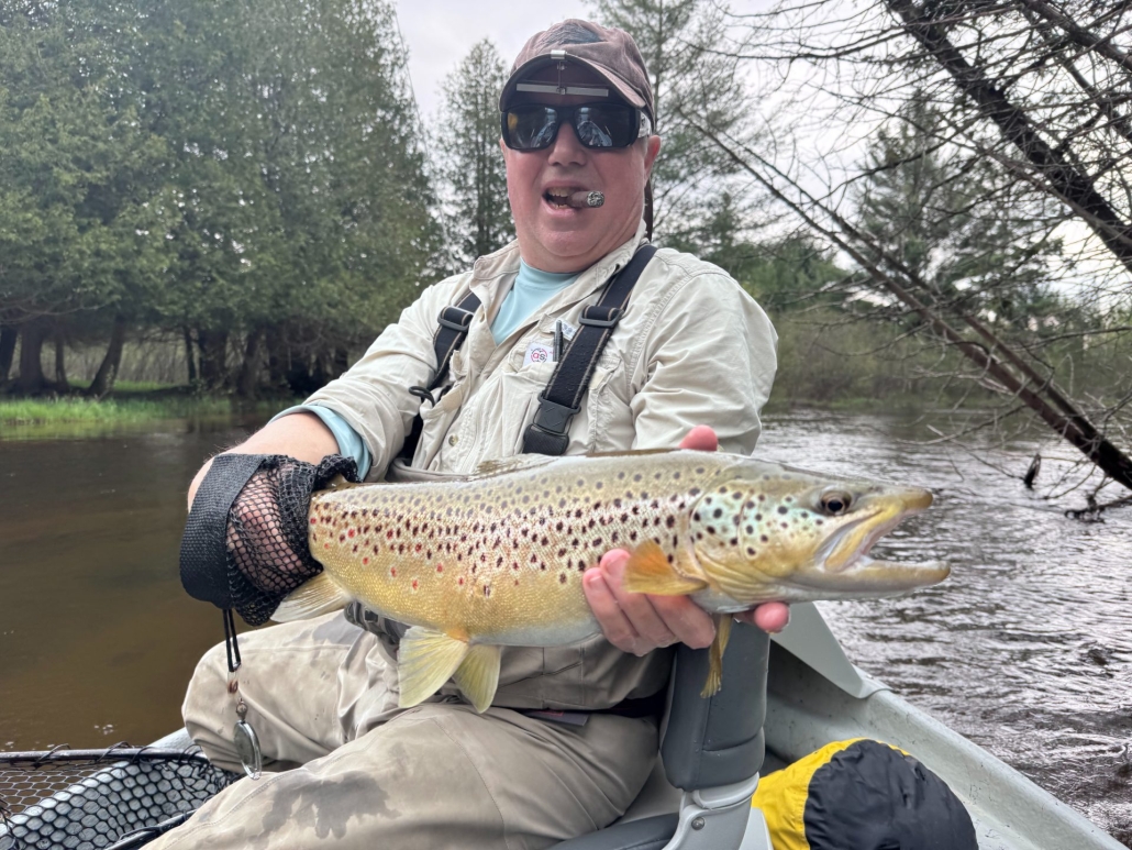Upper Manistee River trout fishing report